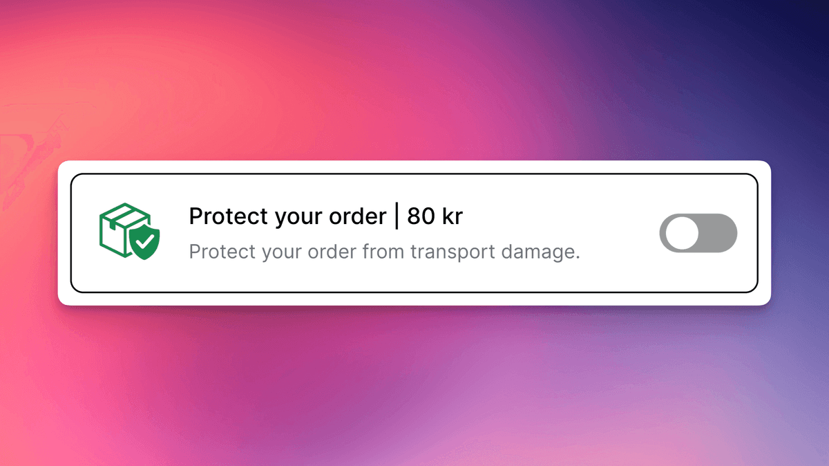 NEW: Shipping Insurance Add-on
