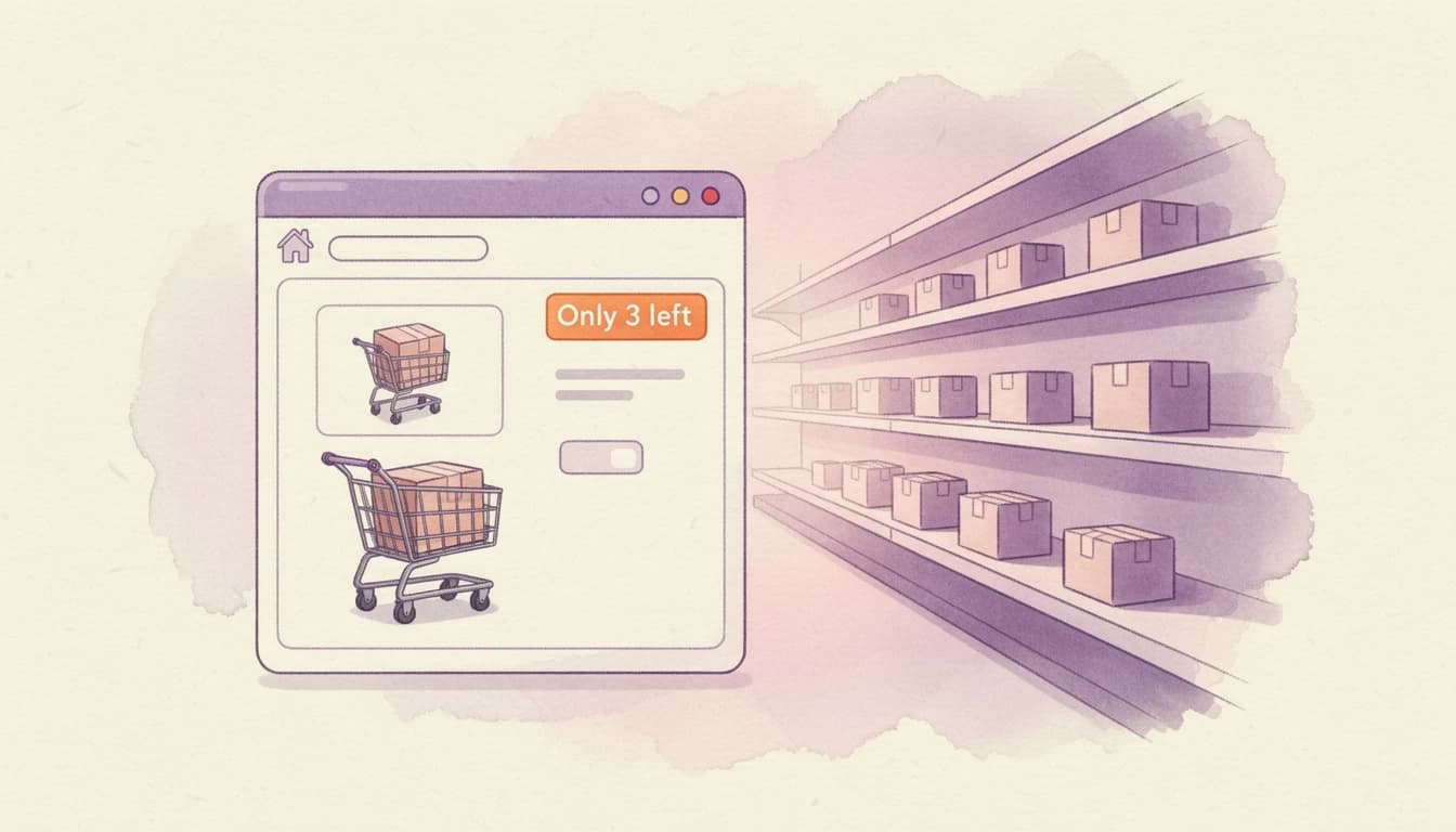 How Low Inventory Notices in the Cart Drive Faster Purchase Decisions