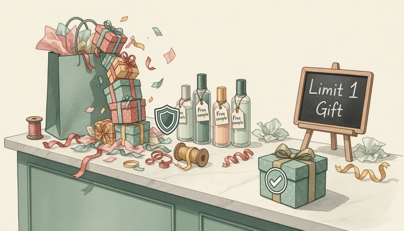 So verhinderst du, dass Kunden kostenlose Geschenke in Shopify stapeln