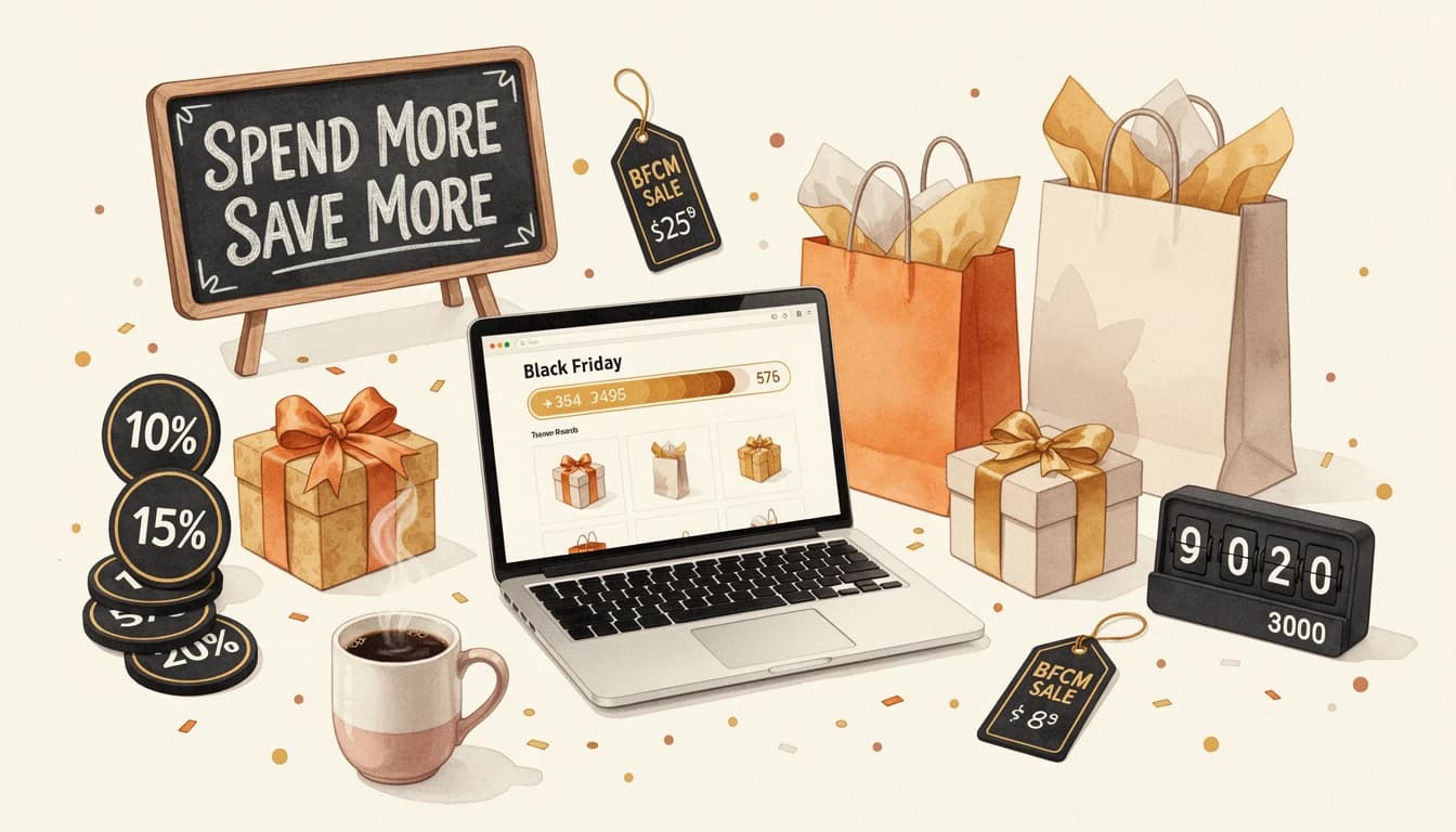 How to Run a Black Friday Cyber Monday Reward Bar Campaign in Shopify