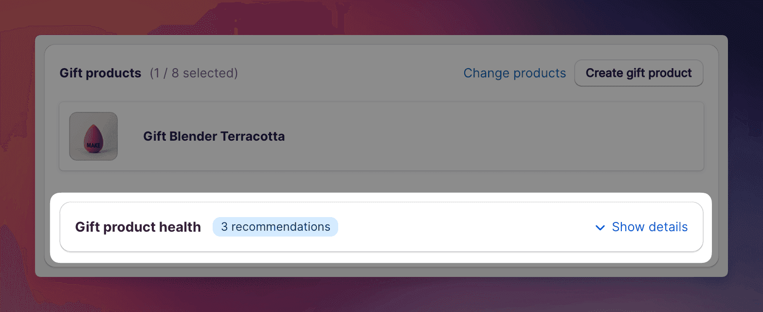 NEW: Gift Health Assessment