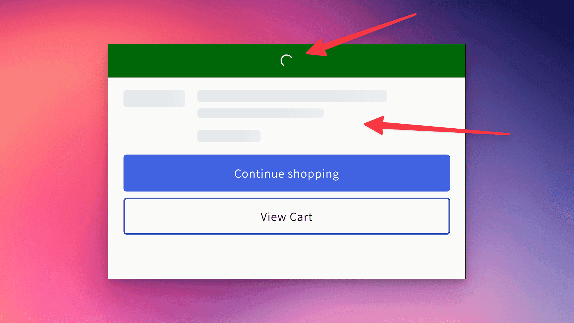 NEW: Instant Cart Opening and Loading Indicators