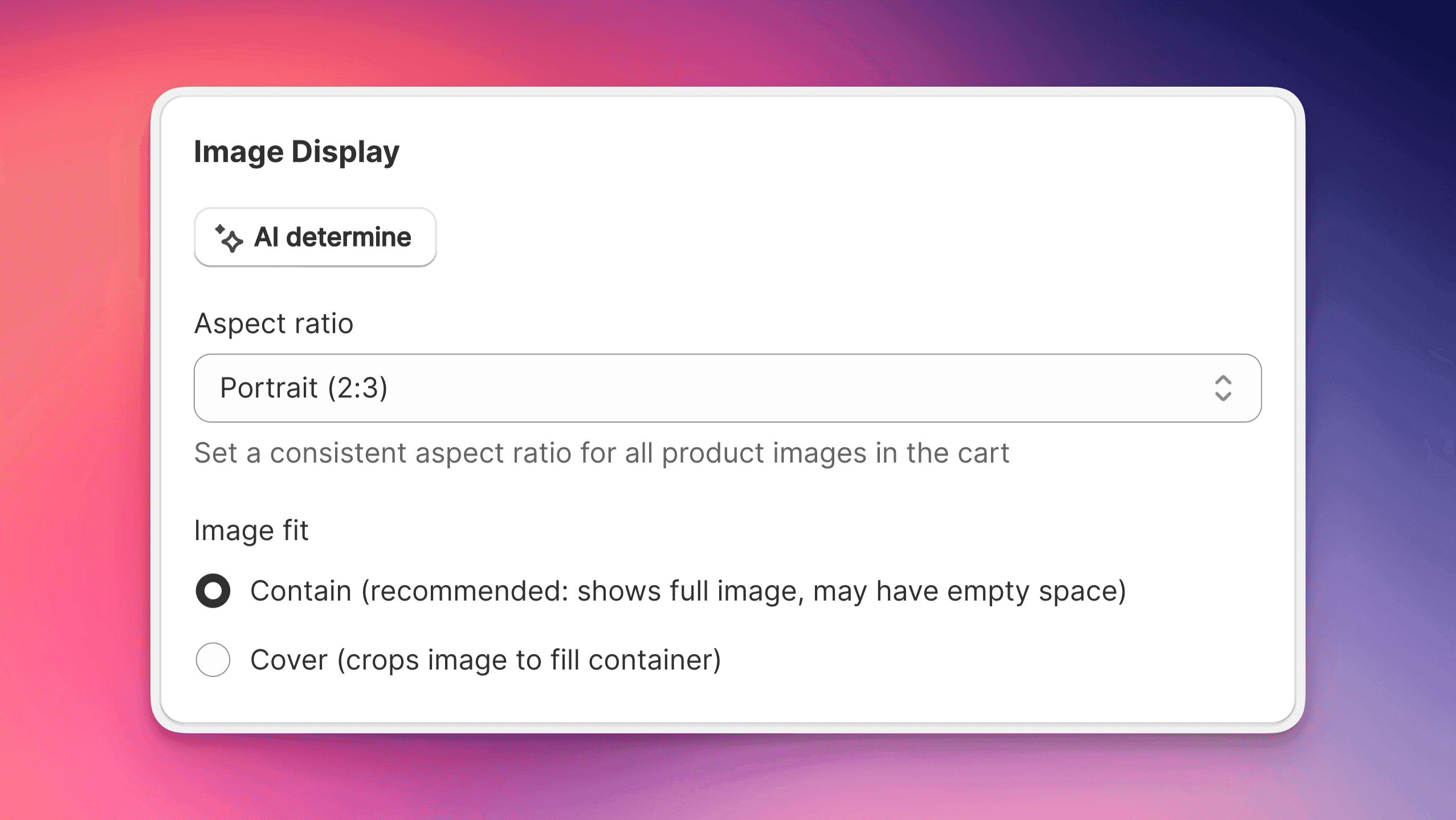 NEW: Smart Image Display