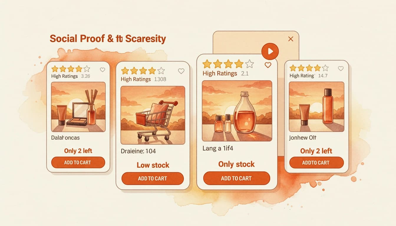 Social Proof and Scarcity in the Cart: A Conversion Optimization Guide